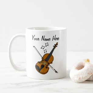 Violon Personnalisé Mug Violoniste Musicien Cadeau
