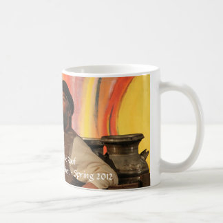 Violoneur fait sur commande sur la tasse de toit