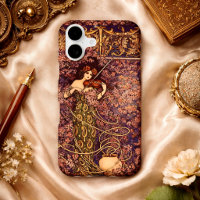 Violoniste Art Nouveau dans les fleurs – Floral vi