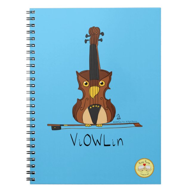 ViOWLin Cahier de musique pour violon (Devant)