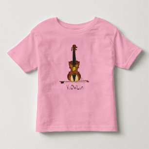 ViOWLin Violin Owl Music Kid's Toddler T-Shirt