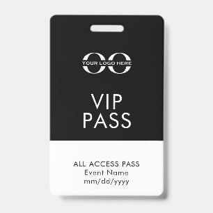 VIP All Access Event Badge