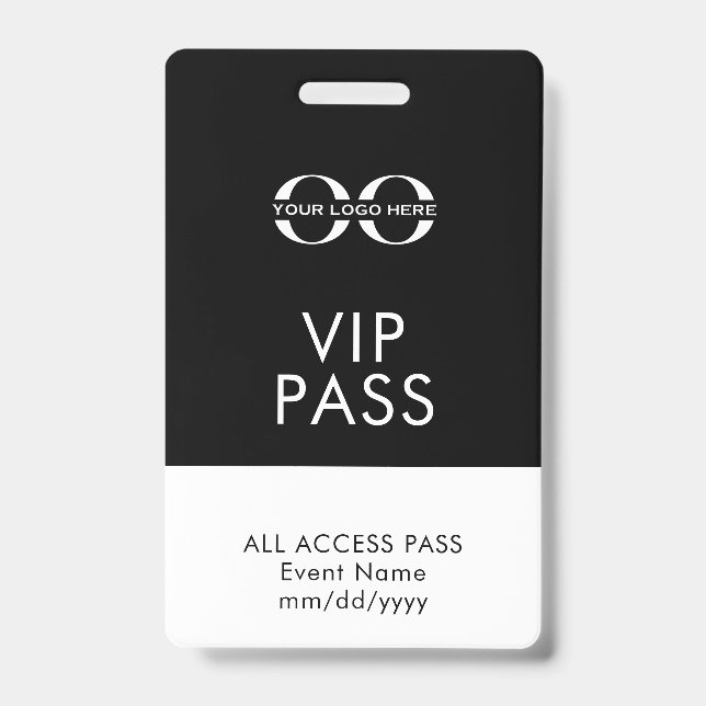 VIP All Access Event Badge (Front)