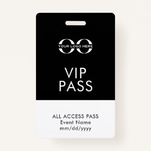 VIP All Access Event Badge