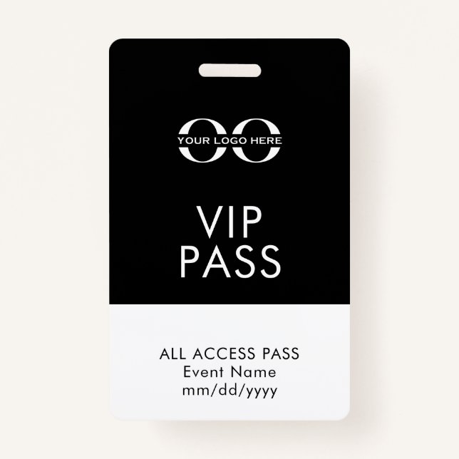 VIP All Access Event Badge (Front)