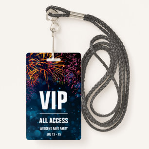 VIP All Access Event Pass   Fireworks Finale Badge