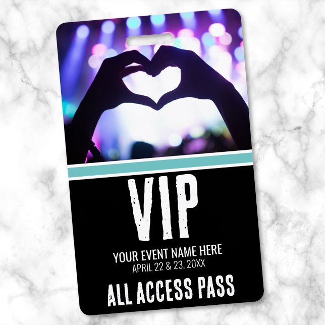 VIP All Access Special Event Badge (Event Staff Badge )