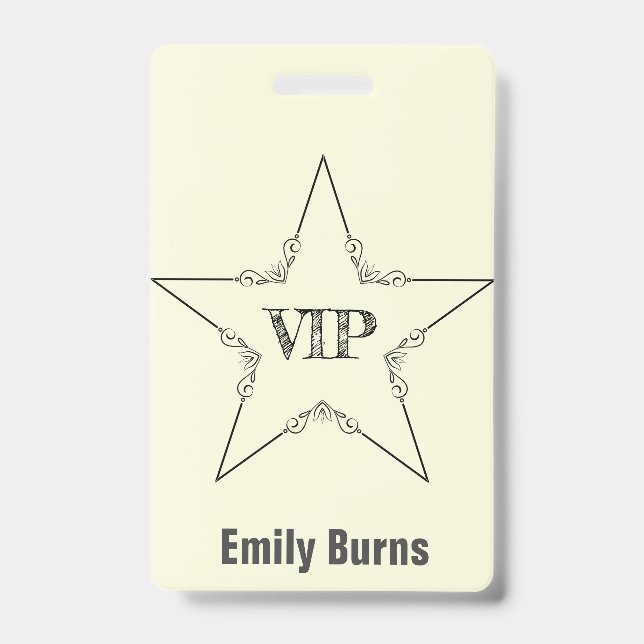 VIP badge (Front)