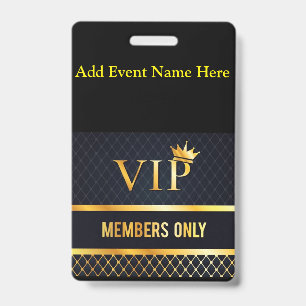 VIP BADGE