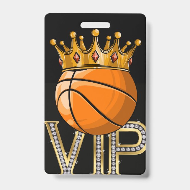 VIP Basketball BADGE (Front)