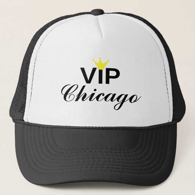 VIP Crown Chicago Trucker Hat (Front)