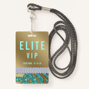 VIP Event Custom Name Concert Badge