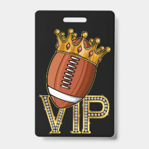 VIP Football Guest Pass Lanyard Badge