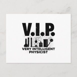 VIP Intelligent Physicist Physics Gift Ideas Postcard