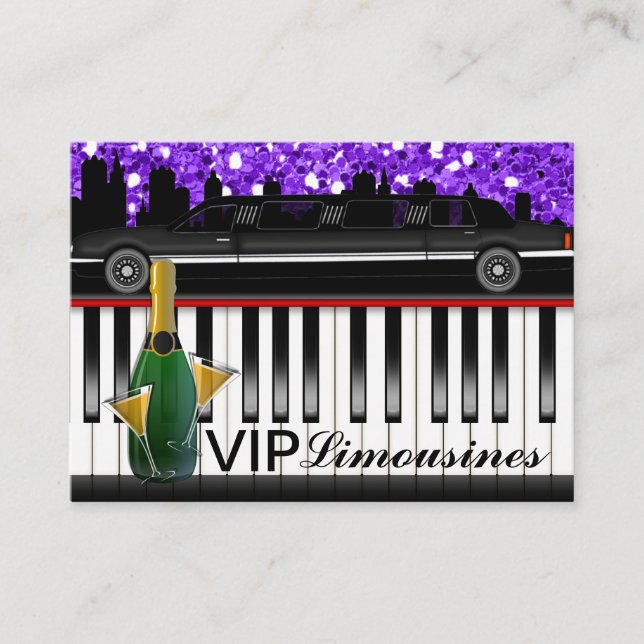 VIP - Limosine Service Business Card - SRF (Front)