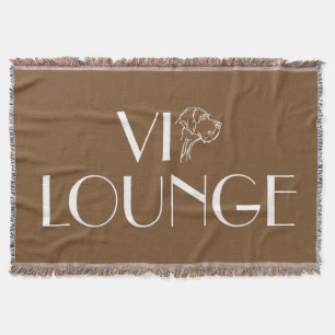 VIP Lounge Dog Throw Blanket