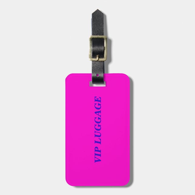 VIP LUGGAGE TAG (Front Vertical)