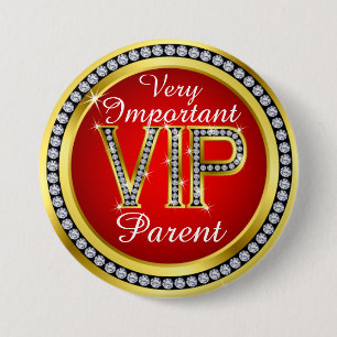 VIP Parent Volunteer Button - srf