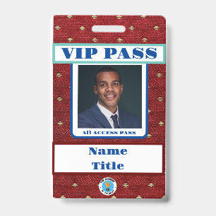 VIP PASS Badge