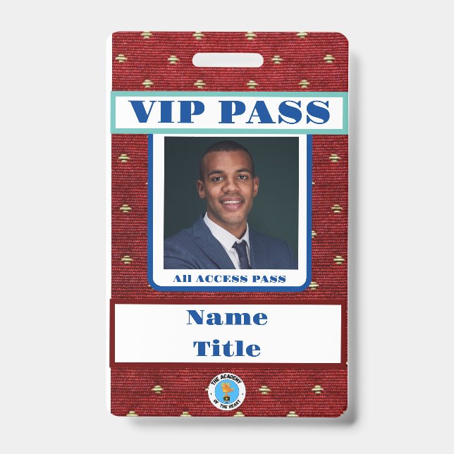 VIP PASS Badge (Front)