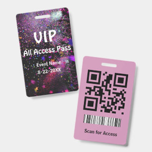 VIP PASS Event & Special Guest Badge