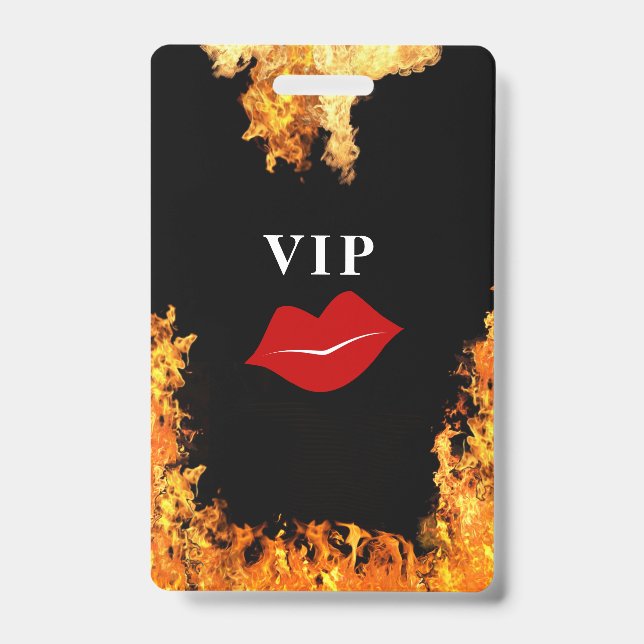 VIP  Plastic Badge (Front)
