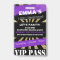 VIP Purple & Gold Any Event Pass Birthday Invite