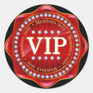 VIP - Royally Elegant Sticker - SRF