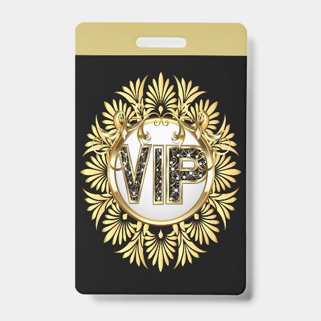 VIP - See Back  Badge (Front)