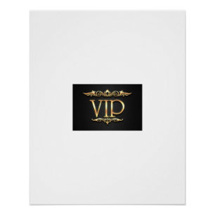 Vip semi glossy poster for sale.