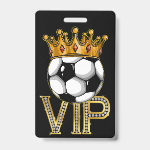 VIP Soccer Lanyard Badge