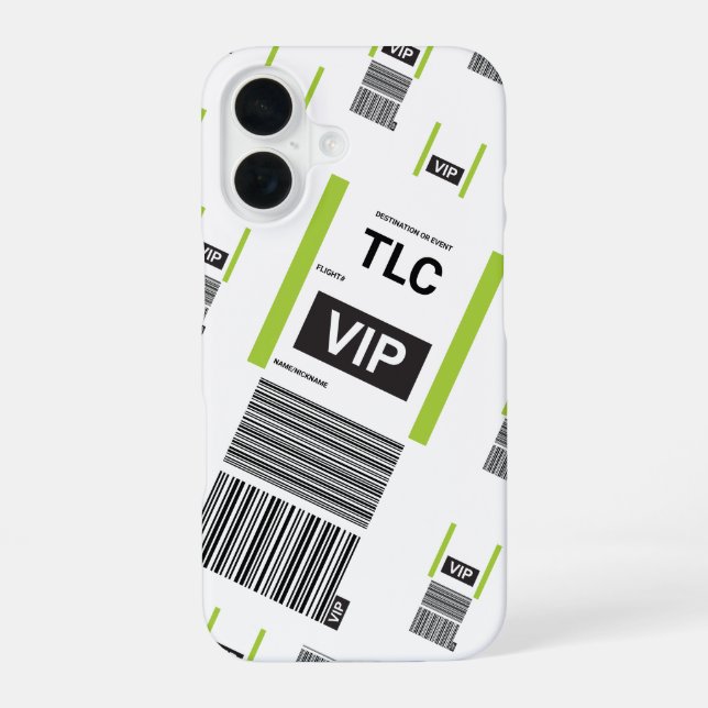 VIP TRAVEL iPHONE 16 SLIM-FIT CASE (Back)