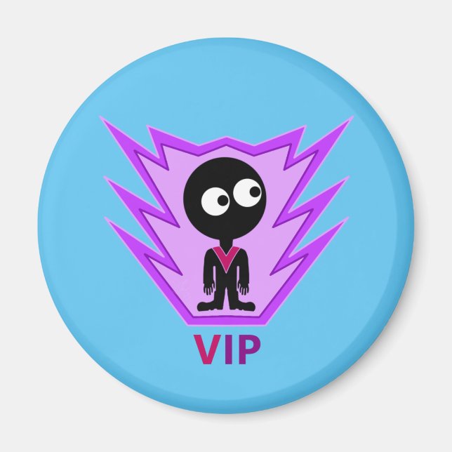 VIP Visitor Alien Magnet (Front)