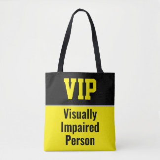 VIP - Visually Impaired Person Tote Bag