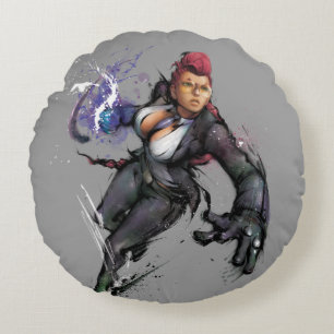 Viper Dash Round Pillow