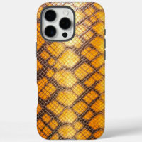 Viper Skin: Bold Orange and Black