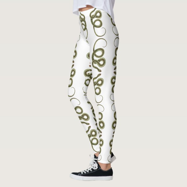 Viper Snake Pattern Leggings (Left)