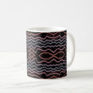 Viper Snake Skin Drawing Pattern Soft Pastel Color Coffee Mug