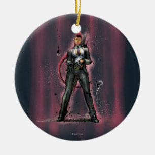 Viper Standing Ceramic Ornament