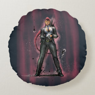 Viper Standing Round Pillow