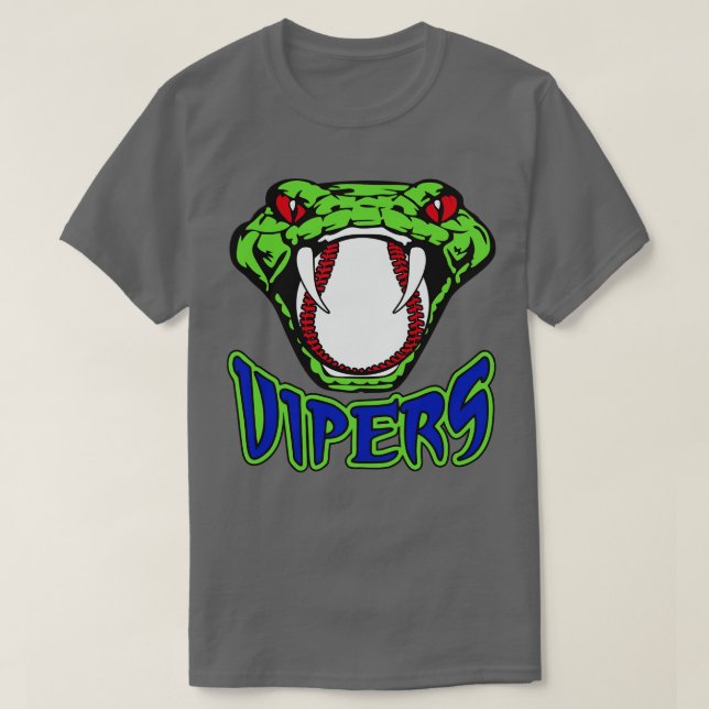 Vipers Baseball T-Shirt (Design Front)