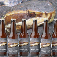Viper's Brew - Cottonmouth Snake Beer Label