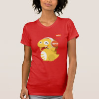 VIPKID Headset Dino T-Shirt (orange)