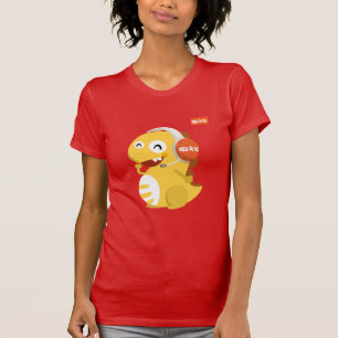 VIPKID Headset Dino T-Shirt (orange)