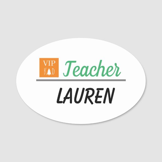 vipkid name tag. tag (Front)
