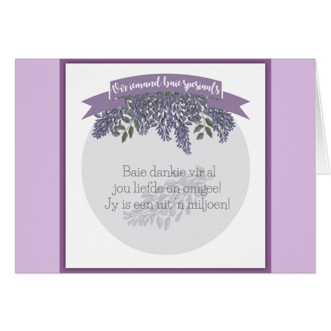 Vir iemand baie spesiaals (Front Horizontal)
