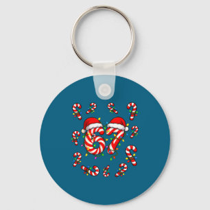 Viral 67 Candy Cane Christmas Meme 67 Six Seven Xm Keychain