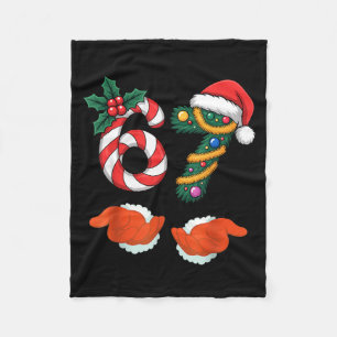 Viral 67 Candy Canes Christmas Tree With Hand Holi Fleece Blanket