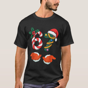 Viral 67 Candy Canes Christmas Tree With Hand Holi T-Shirt