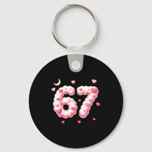 Viral 67 Kawaii Hearts Valentine's Day Girls Humor Keychain